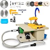 750W Lapidary Saw for Jewelry and Rock, 110V Multifunction Wet Table Saw with Water Pump &amp; Overload Protection, Professional Equipment for DIY Gemstone, Rock Grinding, and Woodworking Carving