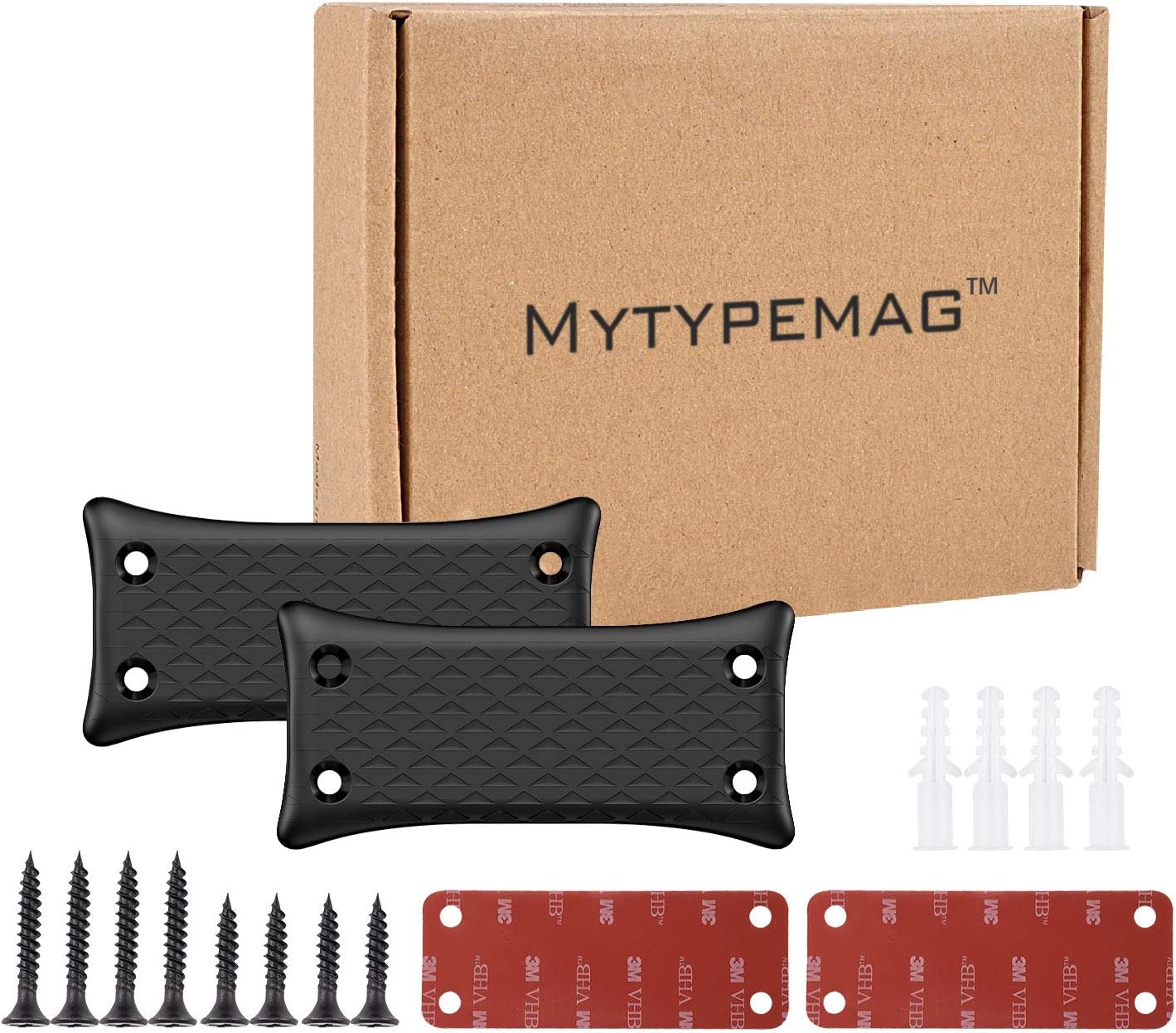 2-Pack Gun Magnet Mount, 50 Lbs Rating, Rubber Coated Gun Holder for Pistol, Handgun, Shotgun, Rifles, Revolvers, Safe, Hunting, Firearm Accessories, Using in Car, Truck, Wall, Desk, Vehicle and Home : Sports & Outdoors