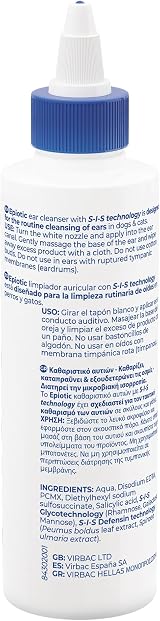 Virbac EpiOtic Ear Cleaner for Dogs & Cats 125 ml | Cleans & Deodorises view 3