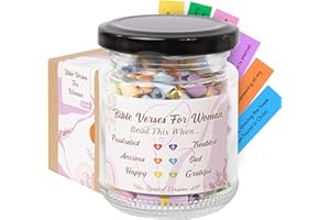 SOUTHLISA Bible Verse Jar For Women, Mothers Day Gifts for Mom, Christian Gifts for Women, Graduation Gifts for Her, Inspirational Bible Jar, Gifts for Mom from Daughter Son, Keepsake for Mom Grandma
