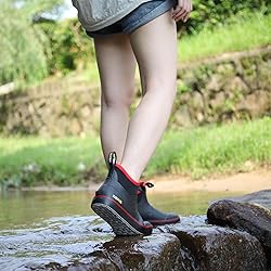 Kalkal Women's Deck Boots, Waterproof Ankle Rain