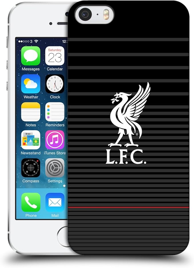 Official Liverpool Football Club White On Black Kit Amazon.co.uk