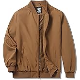URBANFIND Men's Varsity Jacket Casual Fashion Stylish Bomber Jacket Lightweight Windbreaker