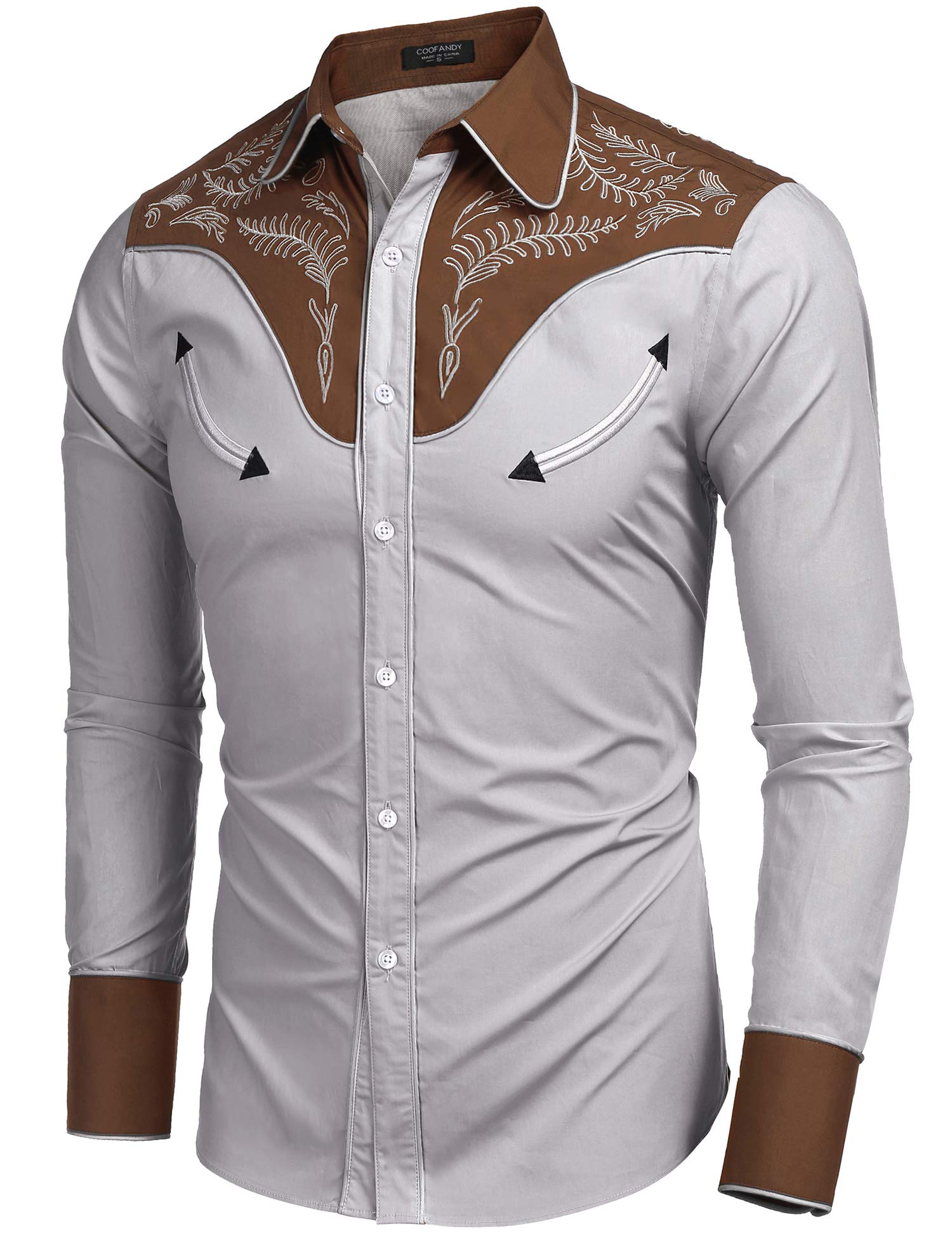 Western Shirts Long Sleeve Slim Fit 