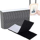TRLREQ 18 Pcs Tape Self Adhesive Hook Loop Strips Heavy Duty Wall Fastener view 1