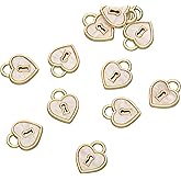 Zicdije Pack of 20 Shell Charms Gold Plated Pendants Color Retention Pendants Accessories for Necklace Bracelet Jewelry Making DIY Crafting