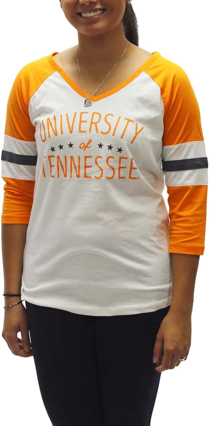 Pressbox Women' s University of Tennessee Volunteers V Neck T Shirt