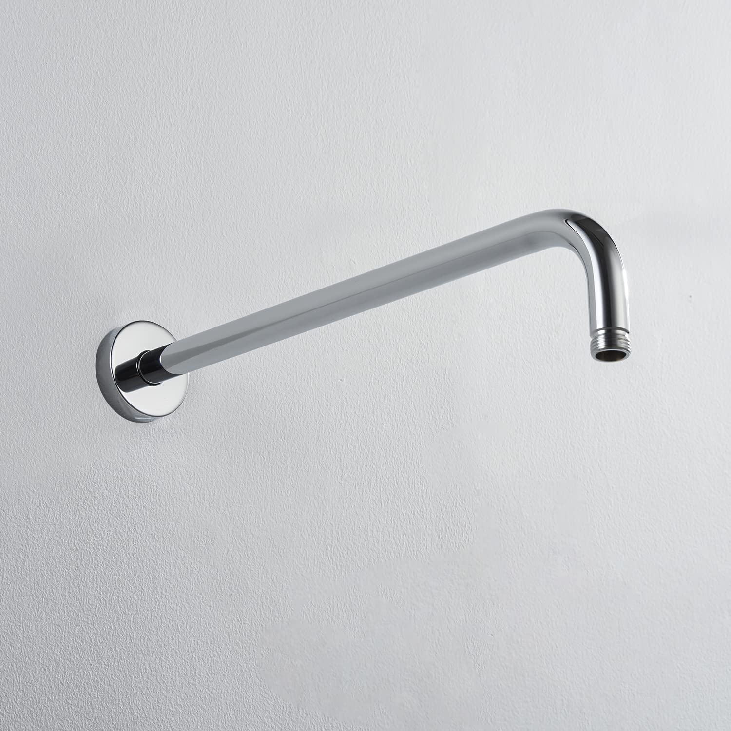 JOHO Bomb-Proof Shower arm Wall arm Ceiling arm Inlet arm Made of Stainless Steel 40 cm Round with Load 52 kg