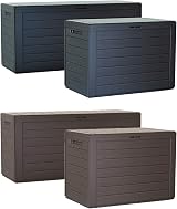 Prosperplast Woodebox Garden Crate Box 280 L Anthracite Lockable view 2