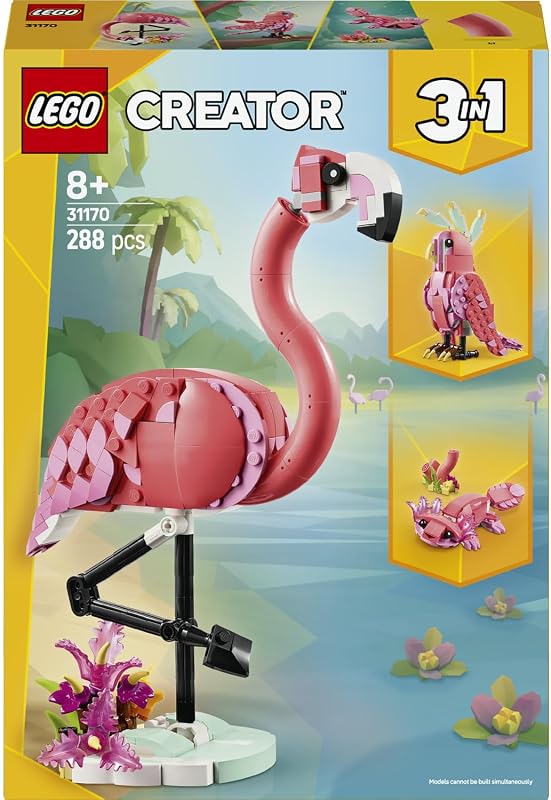 Creator 3in1 Wilde Tiere: Rosa Flamingo 31170 — Foto 1 von 8