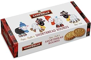 Campbells Shortbread Sheep Rounds | 120g | Authentic Scottish Baking with Premium Ingredients and Delicate Sheep Design | Perfect Snack Size, Ideal for Gifting | Trusted Brand in Gourmet Treats