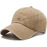 NPJY Baseball Cap Golf Dad Hat Adjustable Original Classic Low Profile Hat | Adjustable &amp; Cotton Made, Unconstructed Plain Cap，Durable for Sports Fishing Travel Outdoor Gift