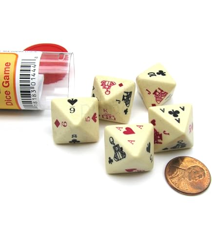 Steve Jackson Games SJG05993 Pick A Card Dice – Würfel Ersetzen Kartenspiel, 2 Stück