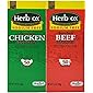Herb-Ox Sodium Free Bouillon Bundle,`Beef and Chicken, 100 Total Packets