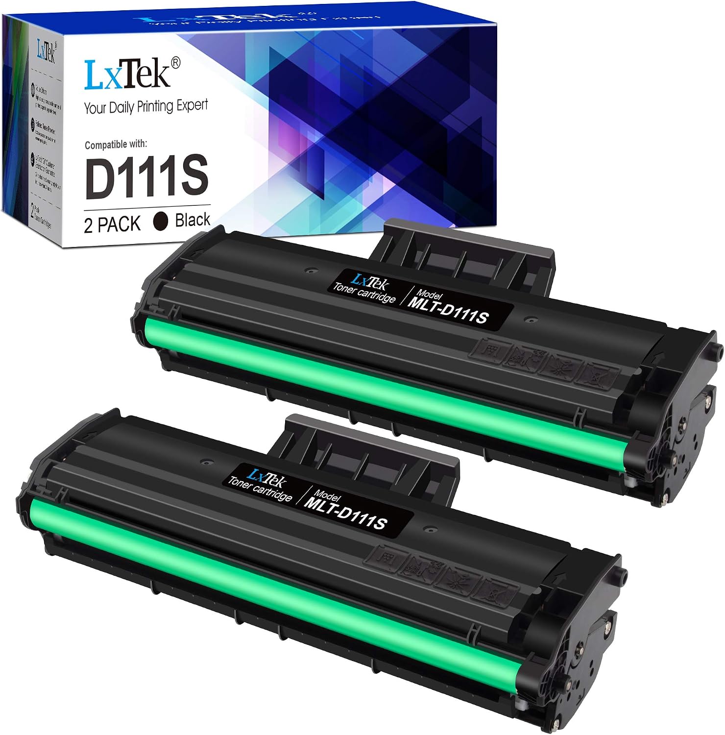 LxTek D111L Compatible Toner Cartridge Replacement for Samsung D111S MLT-D111S for Xpress M2026W M2026 M2070W M2070 SL-M2026 SL-M2070 SL-M2026W SL-M2070W SL-M2070FW M2020 M2020W M2022W (Black