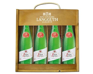 Langguth Erben Spätlese Feinfruchtig Holzkiste Lieblich (4 x 0.75 l)