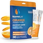 NormaLyte Orange Electrolyte Powder Packets, Hydration Stick, 30 Count | Clinically studied formula, Electrolyte drink mix, Hydration support, Single-serve convenience, Ready in seconds