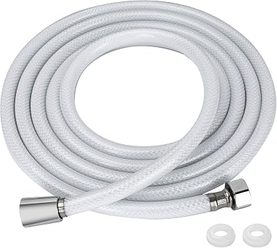 JatilEr 3m PVC Shower Hose Universal Replacement Extra Long Flexible Kink Leak