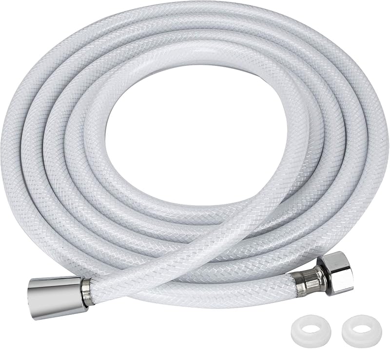 JatilEr 3m PVC Shower Hose Universal Replacement Extra Long Flexible Kink Leak