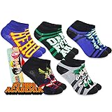 My Hero Academia Socks for Women - 5 Pairs No Show