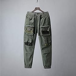 MOKEWEN Men's Jogger Irregular Splice Buckle Urban