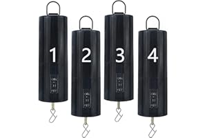 LZAOA 4 Pack Wind Spinner Motor Hanging Display Motor Battery Operated 20 RPM Rotating Motor Multi-Purposes for Wind Spinner Mobile Yard Decor Hanging Ornament Outdoor Sculptures-Medium Speed (4 Pcs Black)