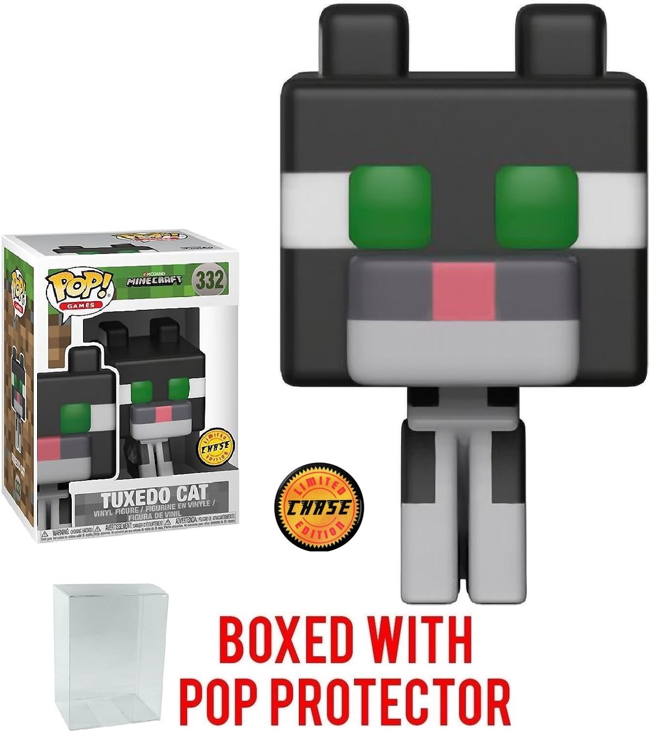 tuxedo cat chase pop