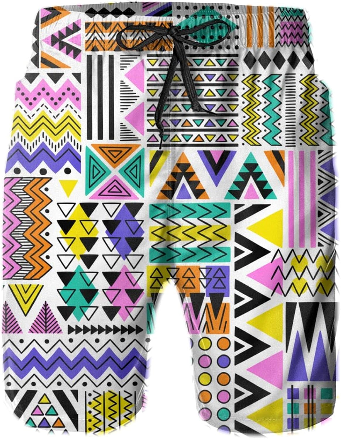 pattern swim trunks