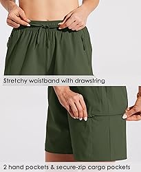 Willit Women's Shorts Hiking Cargo Quick Dry Golf