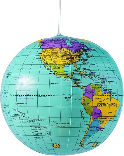 Inflatable World Globe Beach Ball 9 
