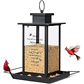 Airrioal Memorial Gifts for Loss of Mom - Sympathy Bird Feeder Cardinal, Funeral Bereavement Grief Condolences Sympathy Gifts for Loss of Loved One Mother
