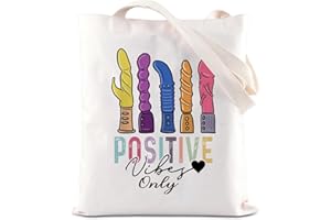 Sexy Bachelorette Party Tote Bag Naughty Adult Dildo Gift Funny vibrator Gift Hen Party Game Gift Positive Vibes Only Gift