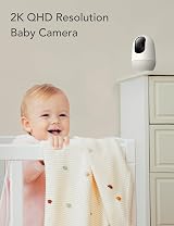 nooie Baby Monitor 2K Night Vision 360° AI Motion Tracking Works with Alexa view 2