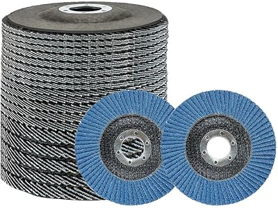 Anesty Flap Discs 115mm 20 Pack Zirconia 40/60/80/120 Grit for Angle Grinder