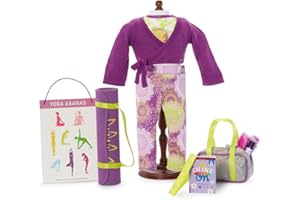 American Girl Girl of The Year Kavi Sharma 18-inch Doll Yoga Accessories Featuring 6 Pieces for Ages 8+