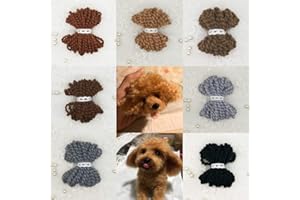 WellieSTR 35g(7 Color) Curly Hair Coils of Wool Felt Carded Sheep Wool,Roving,Fiber,Needle Felting,Spinning - 5g per Color