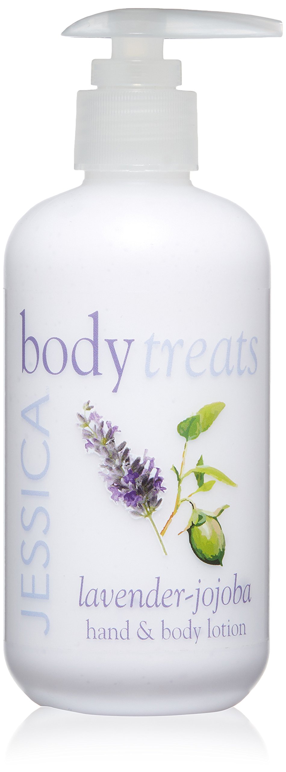JESSICA Body Treats Hand and Body Lotion, Lavender Jojoba, 245 ml