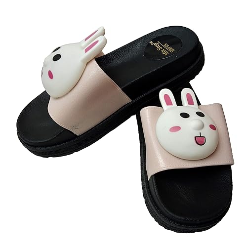 Buy Beshoppy Women S Cute Bunny Comfortable Flip Flop Slipper