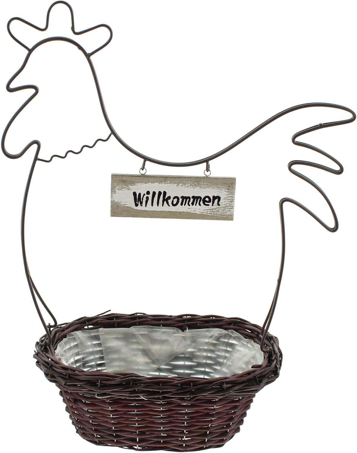 FRANK FLECHTWAREN Pflanzer Willkommen (2-teilig): Unbekannt: Amazon.de: Küche & Haushalt