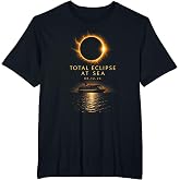 Total Solar Eclipse At Sea 08 12 26 Totality Eclipse Cruise T-Shirt