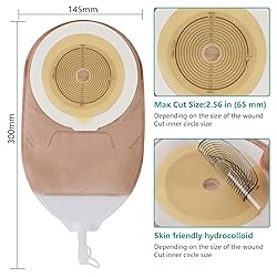 20 PCS Urostomy Bag Drainable Pouches with Measure