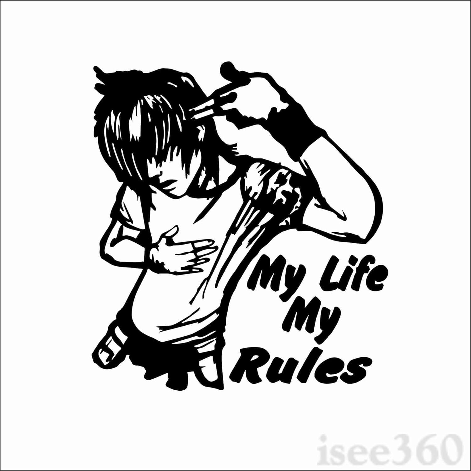 Download Isee360 My Life My Rule Windows Sides Hood Bumper Car Sticker Free Get Wallpaper Isee360 My Life My Rule Windows Sides Hood Bumper Car Sticker Desktop Wallpaper Free