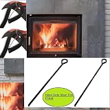 Unibos Heavy Duty Cast Iron Poker Fireside Coal Open Fire Wood Burner Stoves view 4