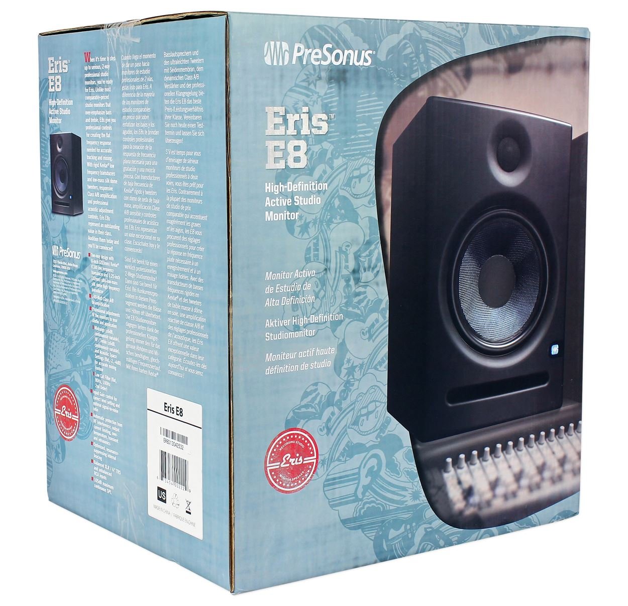 Amazon.com: 2) Presonus Eris E8 - High-Definition 2-way 8