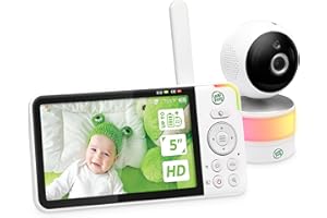 LeapFrog LF915HD - Video Baby Monitor with 5" High Definition 720p Display, 360 Degree Panoramic Viewing Pan & Tilt HD Camera