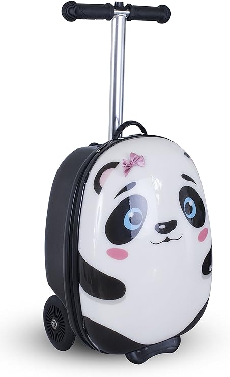 panda scooter suitcase