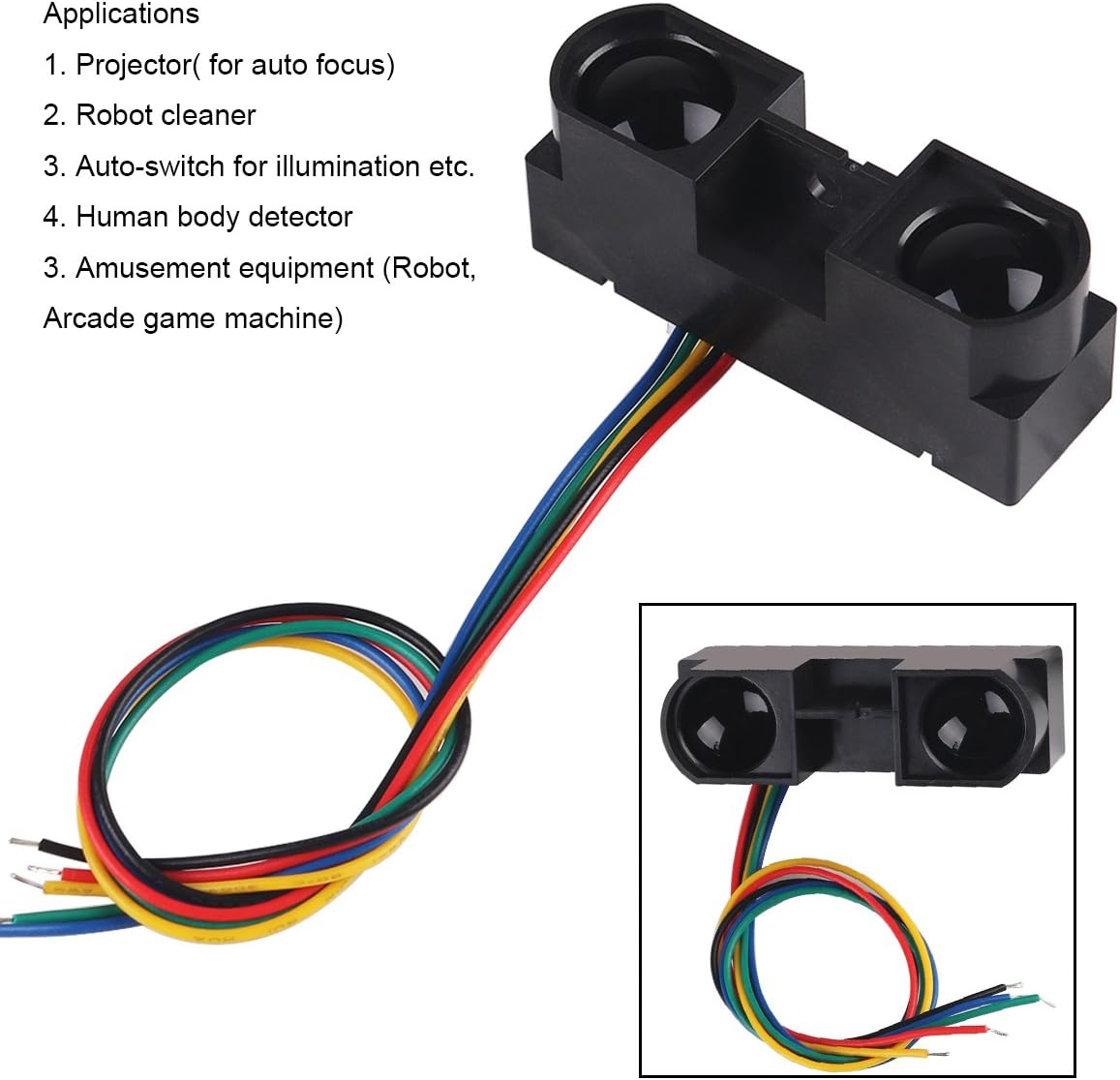 MakerHawk - Módulo de sensor de distancia por infrarrojos con ...