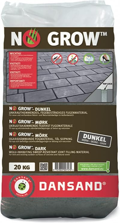 Dansand No Grow Easy Fix Polymeric Firm Setting Joint Filling Sand 20kg Dark