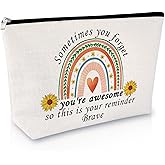 Motivational Gifts for Women Coworker Makeup Bag Funny Easter Birthday Gifts for Nurse Coworkers Female Cosmetic Bag Inspirational Graduation Christmas for Daughter Friends Sister Zipper Travel Pouch