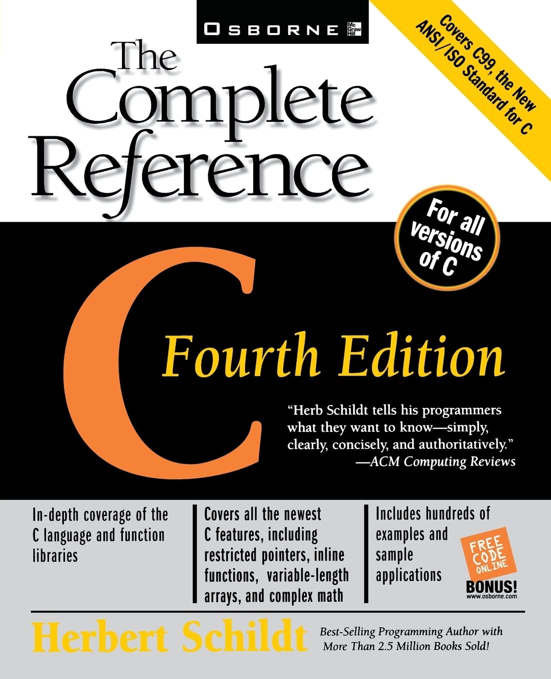 Mua C: The Complete Reference, 4th Ed. trên Amazon Mỹ chính hãng 2024 ...